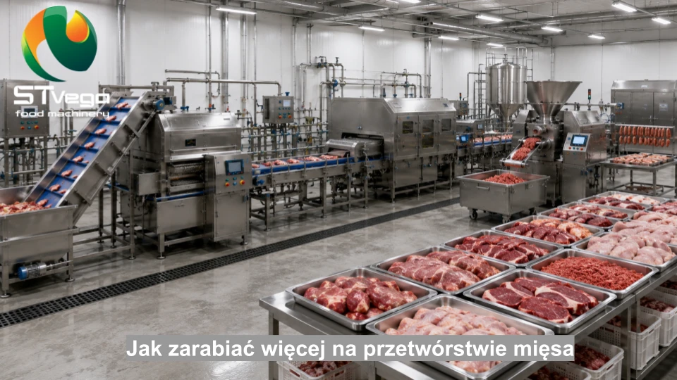 Jak zarabiać więcej na przetwórstwie mięsa: rozwiązania STvega dla nowoczesnej produkcji