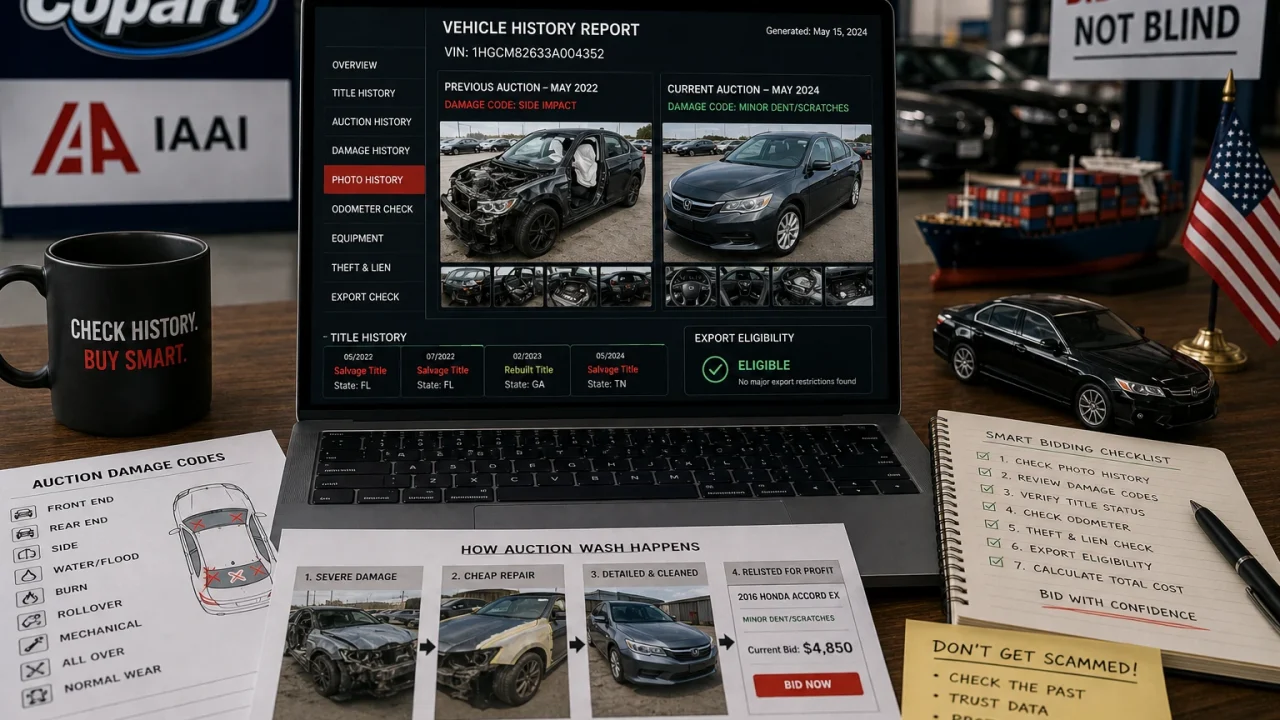 Spotting Disguised Wrecks at auctions Copart and IAAI